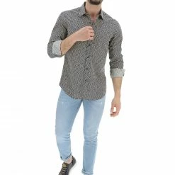 TUPERTU Camicia Stretch Fantasia Tu Per Tu T130 -Lacoste shop 7b75c0fb2c5cdd45c464a0fa4c9ed32a