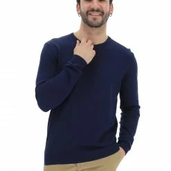 Gaudi Pullover Girocollo Gaudì Uomo In Tinta Unita Basic -Lacoste shop 7ba02223375738dbabad8c8f4adbfa21