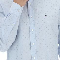 Camicia Uomo Tommy Hilfiger In Microfantasia A Contrasto Regular Fit -Lacoste shop 7bab62a16991db5cecb31083093afff7