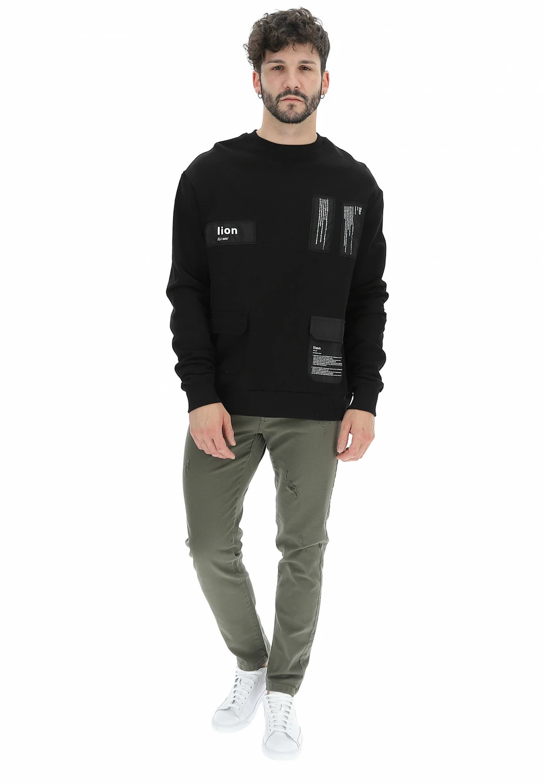 Felpa Girocollo Age Scritte Applicate 6 Felpa Girocollo Age Scritte Applicate - immagine 4