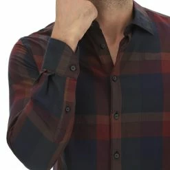 Camicia In Super Cotone Xacus A Quadri Slim Fit -Lacoste shop 7e7d7df7d1844c81220f170f916966cd