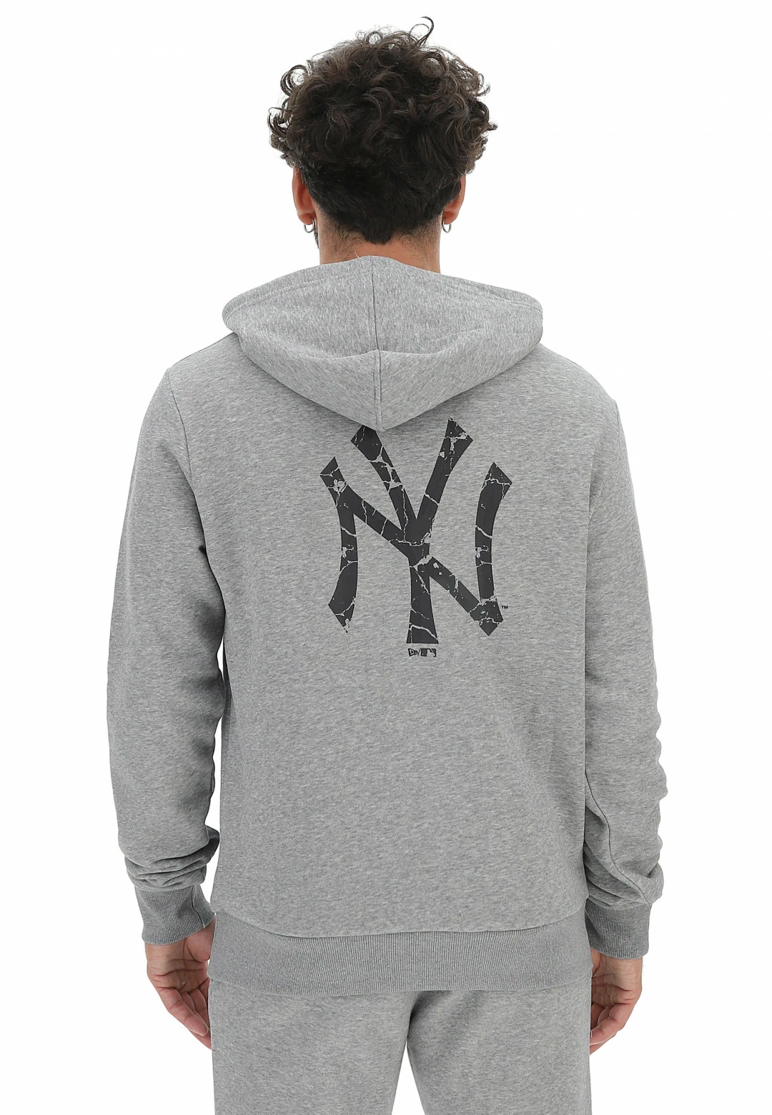 Felpa Felpata New Era Con Logo Stampato Davanti E Dietro 5 Felpa Felpata New Era Con Logo Stampato Davanti E Dietro - immagine 3