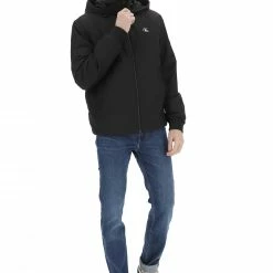 Calvin Klein Jeans Bomber Con Cappuccio Calvin Klein Jenas Uomo Full Zip Con Logo Piccolo Sul Petto -Lacoste shop 80d6c009a9bc14eeb4f021c05a0f9c28