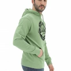 Felpa Con Cappuccio Blend Uomo Con Logo Circolare Centrale In Cotone Garzato -Lacoste shop 811770327974539b2f9d7063a19de636