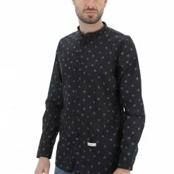 Camicia Pois Manica Lunga Markup Uomo