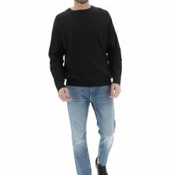 Maglioncino Calvin Klein Girocollo Uomo A Costine Tinta Unita -Lacoste shop 82ee92ebfcf4621dbb435cdb2b7802bf