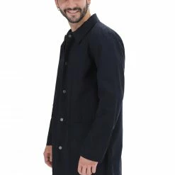 SHINE ORIGINAL Giacca Impermeabile In Cotone Blu -Lacoste shop 835da19e698f9e17496045a3d885f951