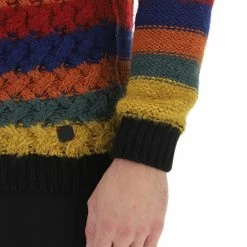 Maglione Girocollo Gianni Lupo Multicolor Ad Intarsi -Lacoste shop 83b2d464b8701ba1c4cc64c3e798c467