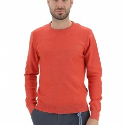 GAS Jeans Maglioncino Girocollo Gas Uomo In 100% Cotone Tinta Unita