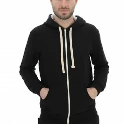 Felpa Garzata Con Cappuccio Interno Bottonato Age Uomo -Lacoste shop 84924a8942d2fe65a1d7f1eaf6738ac1