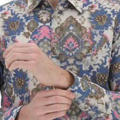 Camicia Sseinse In Fantasia Fiori All Over -Lacoste shop 849b5cbcf66eaa030e9caeca249c9e6c