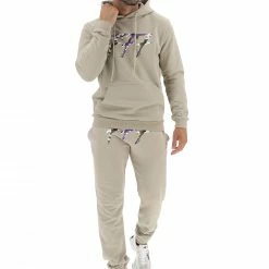 Felpa 777 Microfelpata Con Tasca A Marsupio E Logo Frontale A Contrasto -Lacoste shop 855c28451ab832e5aa0dad5c6fe680cd