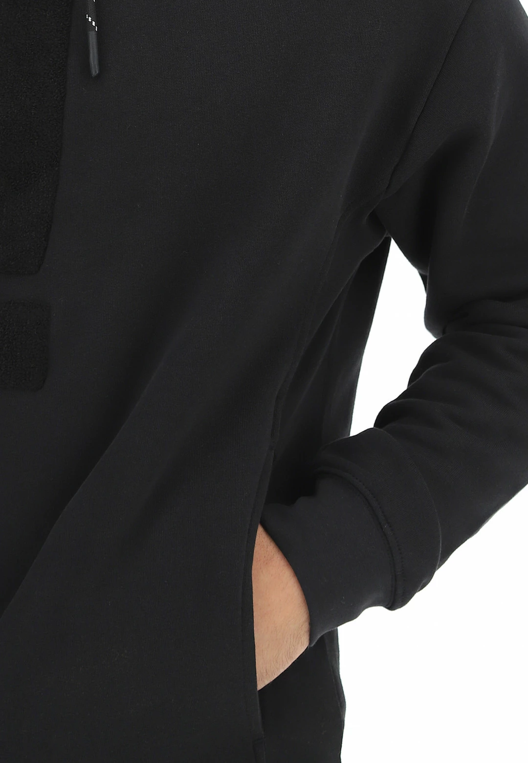 Felpa Foderata Con Cappuccio !solid Uomo Con Tasche Frontali 7 Felpa Foderata Con Cappuccio !solid Uomo Con Tasche Frontali - immagine 5