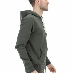 Felpa Con Zip Garzata Age Cappuccio Tinta Unita -Lacoste shop 86f6ffe98b646ebaa0b5580f00769d1e