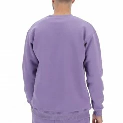 8.9 OTTOPUNTONOVE Felpa Girocollo 8.9 Felpata Con Disegno Ricamato Latterale A Contrasto Made In Italy -Lacoste shop 8ac35486b733168d4c5219231fe23cf9