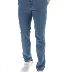 Brühl Pantalone Chino Bruhl In Denim Art.nizza