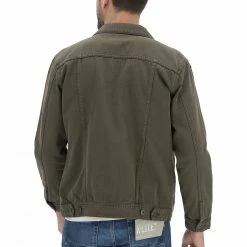 Giubbino Age In Denim Verde Militare -Lacoste shop 8affa693cade524d3fb5b58f50e6c71e