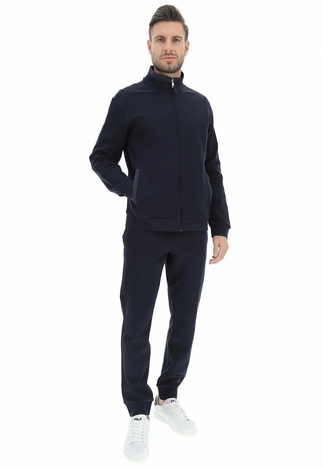 Felpa Full Zip Con Collo A Fascia Fratelli Campagnolo 11 Felpa Full Zip Con Collo A Fascia Fratelli Campagnolo - immagine 9