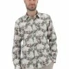 Key Jey Camicia Keyjey Dnm Misto Lino In Fantasia Fiori -Lacoste shop 8c72094293ebf8d2a41b24b81255c177