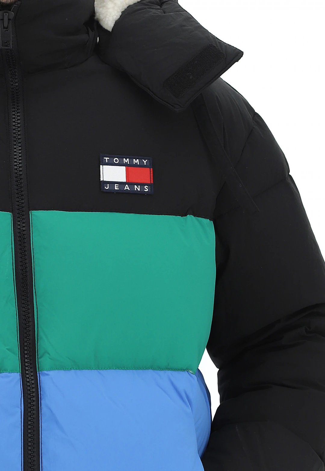 Tommy Hilfiger Jeans Giubbotto Color Block In Ovatta Tommy Jeans Uomo 5 Tommy Hilfiger Jeans Giubbotto Color Block In Ovatta Tommy Jeans Uomo - immagine 4