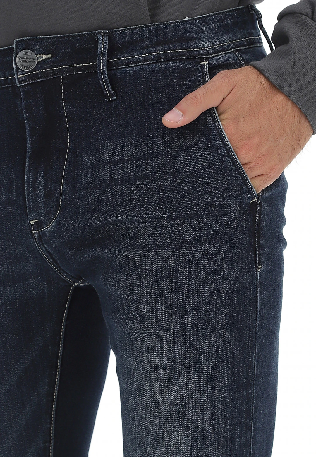 Key Jey Jeans Skinny Keyjey Dnm Con Tasche Frontali All'americana 7 Key Jey Jeans Skinny Keyjey Dnm Con Tasche Frontali All'americana - immagine 5