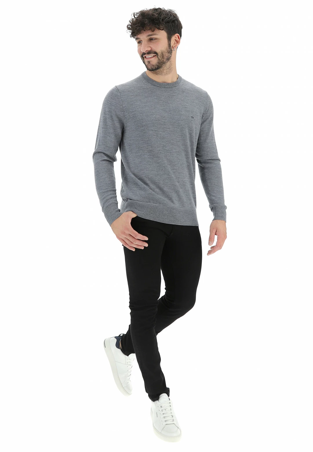 Girocollo In Lana Merinos Calvin Klein K10k102727 17 Girocollo In Lana Merinos Calvin Klein K10k102727 - immagine 15