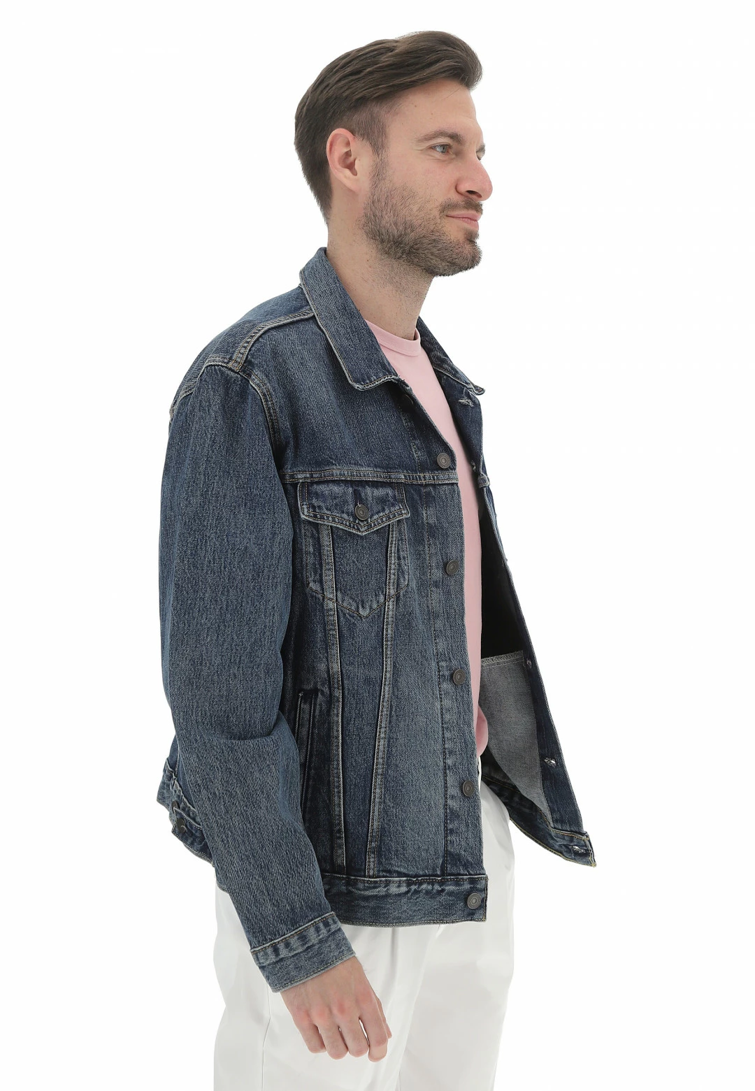 Giacca Trucker Levi's In Denim Uomo 4 Giacca Trucker Levi's In Denim Uomo - immagine 2