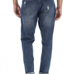 8.9 OTTOPUNTONOVE Jeans A Palloncino Rattoppato 8.9 Bastien -Lacoste shop 90186512fb8e94b28c0e5fbff9e93f6c