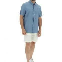 Camicia A Maniche Corte Timberland Misto Lino Art. A2dqz -Lacoste shop 904ce445f70beb5417cbbaa144056bb4
