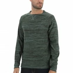 Maglioncino Girocollo Blend Con Manica A Raglan