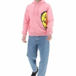 Felpa Whatever Con Cappuccio E Maxi Stampa Smile -Lacoste shop 91d0ce517e095f876a16d3813cee32fb