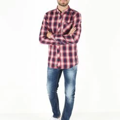 Blend Camicia Flanella Leggeta A Quadri -Lacoste shop 92d33ecf49b4fb3924184a04237d9369