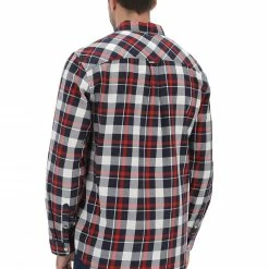 Tommy Hilfiger Jeans Camicia A Quadri Tommy Hilfiger Dm0dm15112 In Cotone Con Logo Ricamato -Lacoste shop 92e9f50ec37b828495c75cf8d74c932b