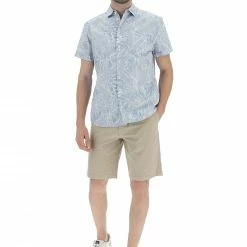 Camicia Blend Manica Corta Fantasia Foglie Uomo -Lacoste shop 9344f414e71d2edd6067c8e7b0fbc9bc