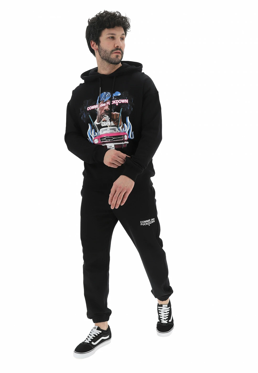Felpa Con Cappuccio Comme Des Fuckdown Uomo Con Maxi Stampa Frontale 11 Felpa Con Cappuccio Comme Des Fuckdown Uomo Con Maxi Stampa Frontale - immagine 9