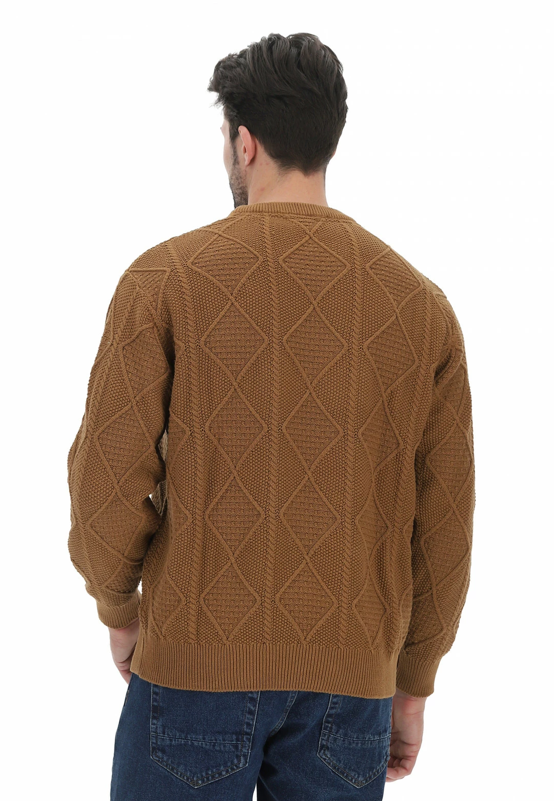 Maglincino Girocollo !solid Uomo In 100% Cotone E Lavorazione In Rilievo All Over 5 Maglincino Girocollo !solid Uomo In 100% Cotone E Lavorazione In Rilievo All Over - immagine 3