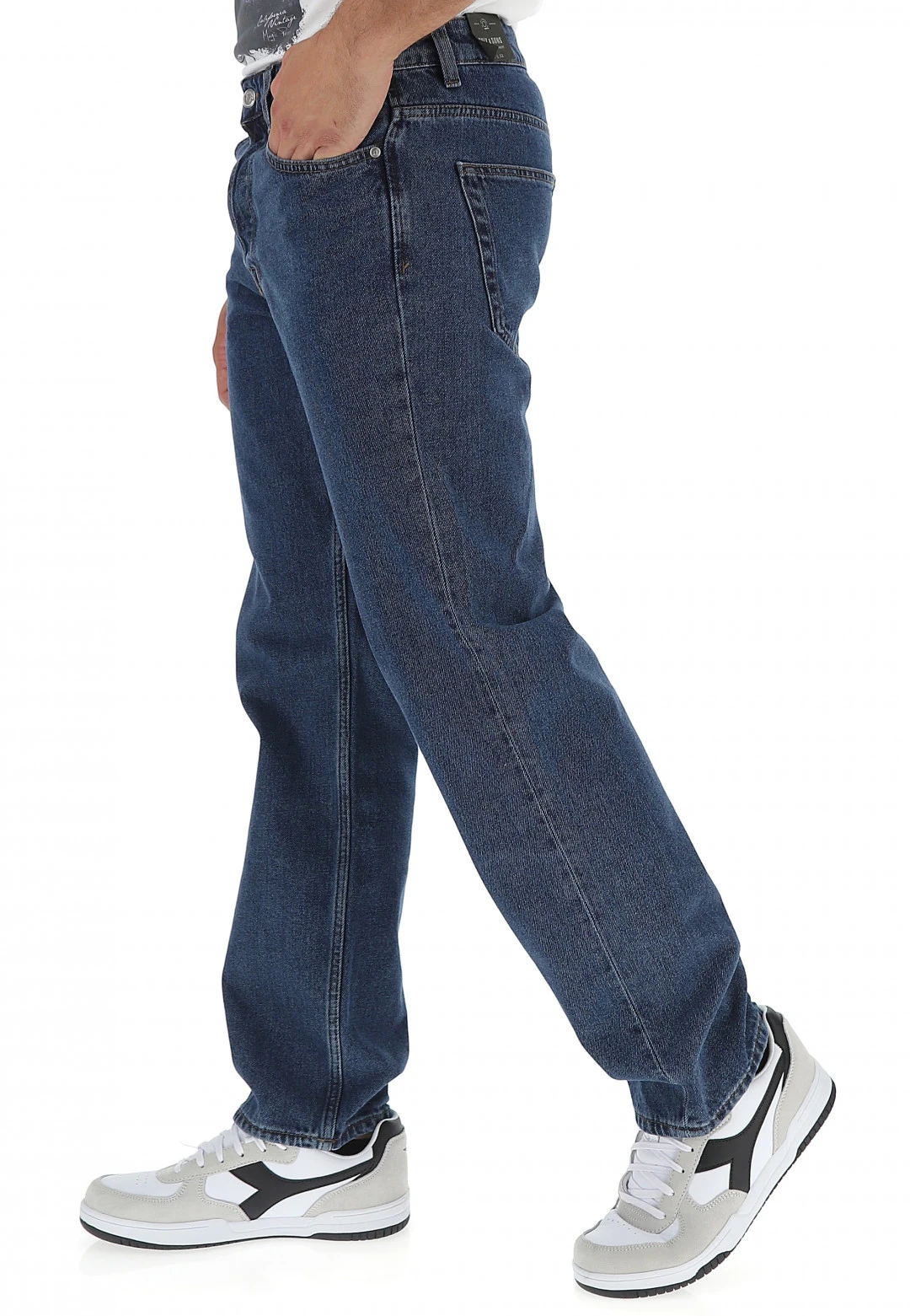 ONLY E SONS Jeans Uomo Only&sons Gamba Larga Loose Fit 4 ONLY E SONS Jeans Uomo Only&sons Gamba Larga Loose Fit - immagine 2