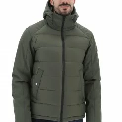 Giubbotto Corto Con Cappuccio Mixture Uomo