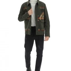 Giubotto Gianni Lupo In Simil Pelle Con Inserti Fantasia Etnica -Lacoste shop 962ac24ea4559d5613c0ab404ce6282a