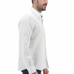 EKS Camicia Stretch Fantasia All Over èks Uomo -Lacoste shop 963f127127cc403915bd6d18e7ab09d4