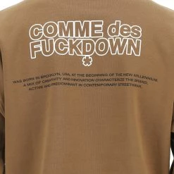 Felpa Girocollo Felpata Comme Des Fuckdown Con Logo Fronte E Retro -Lacoste shop 96630308e6a4041f646611c0a59d471e