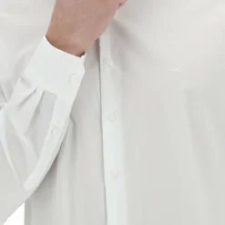 Camicia Michael Kors Uomo Tinta Unita Slim Fit Con Logo Ricamato Tono Su Tono -Lacoste shop 98f1359b5cbcf40f76c28b05948bbfaf