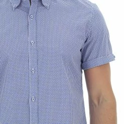 ROTTE MEDITERRANEE Camicia Mezza Manica Rotto Meditterranee In Fantasia All Over -Lacoste shop 9979fc20a4b99052ee8cb0739c57f37f