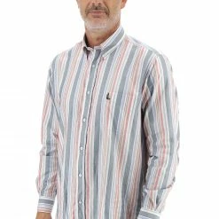Camicia Righe Contrasto Rotte Mediterranee
