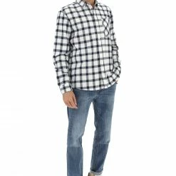 Camicia A Quadri Blend Felpata In Cotone -Lacoste shop 9a55d7dc1143994416f1f0d33af4e772