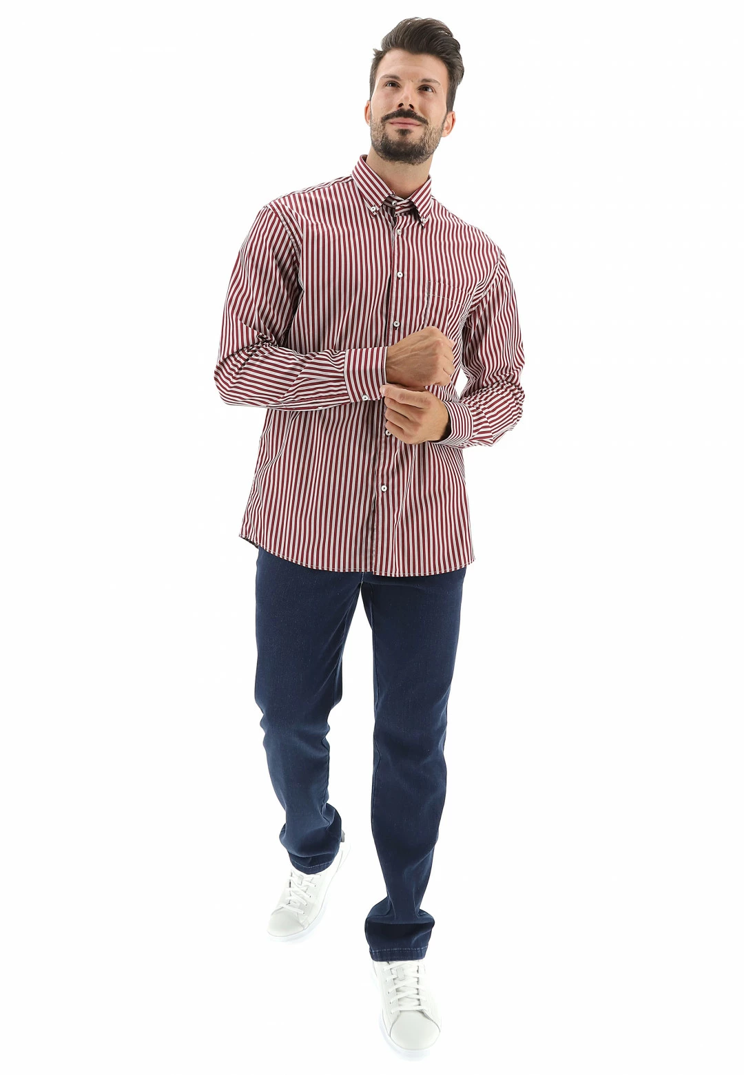 Camicia Rotte Mediterranee Righe Bicolore R2103 11 Camicia Rotte Mediterranee Righe Bicolore R2103 - immagine 9