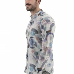 Camicia Con Collo Alla Coreana Tupertu In Fatasia All Over -Lacoste shop 9bca1eda7cb43aee6013ec97b323e910