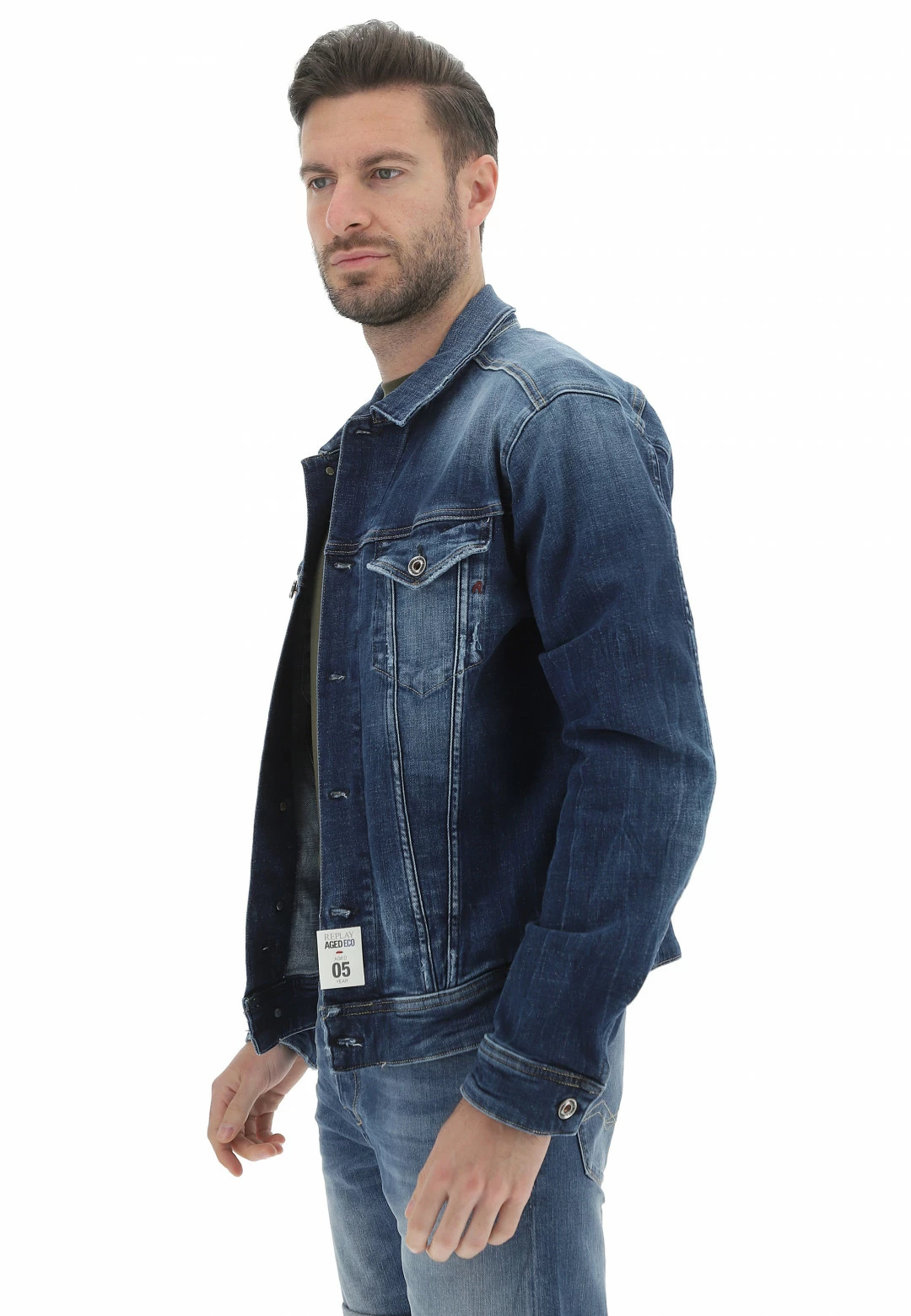 Giubbino In Denim Replay Uomo 4 Giubbino In Denim Replay Uomo - immagine 2