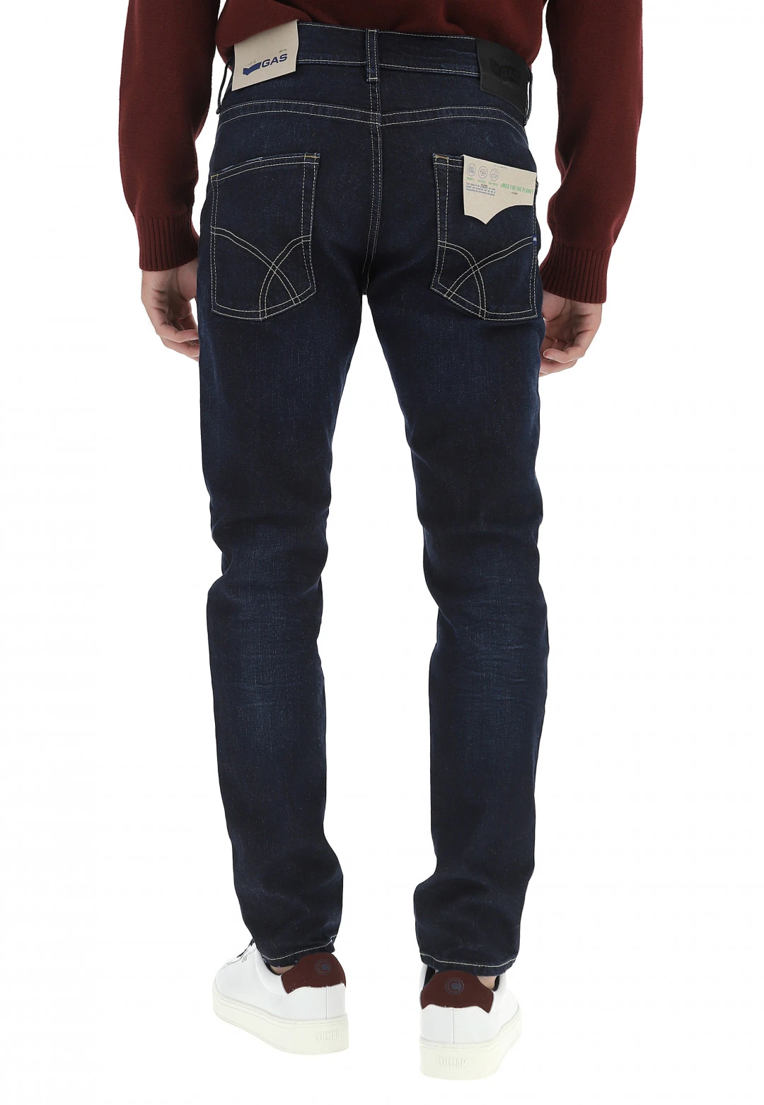 GAS Jeans Jeans Lavaggio Scuro Gas Norton Carrot Fit Uomo 5 GAS Jeans Jeans Lavaggio Scuro Gas Norton Carrot Fit Uomo - immagine 3