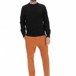 Maglioncino Girocollo Tommy Hilfiger Uomo Tinta Unita Con Logo Piccolo Ricamato -Lacoste shop 9dd9718851801c2b0ae88df146f464d6